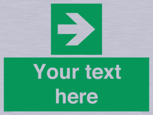 Custom Arrow Right Sign